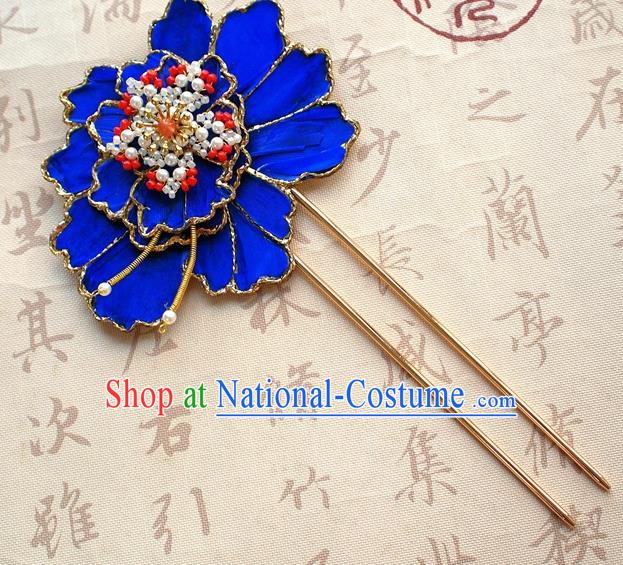 Chinese Traditional Hair Accessories Handmade Qing Dynasty Palace Lady Hairpin