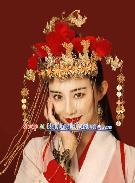 Chinese Movie A Chinese Odyssey Hair Accessories Ancient Goddess Zi Xia Phoenix Coronet