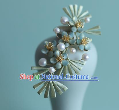 Chinese Ancient Princess Silk Pine Hair Stick Traditional Hanfu Hairpin