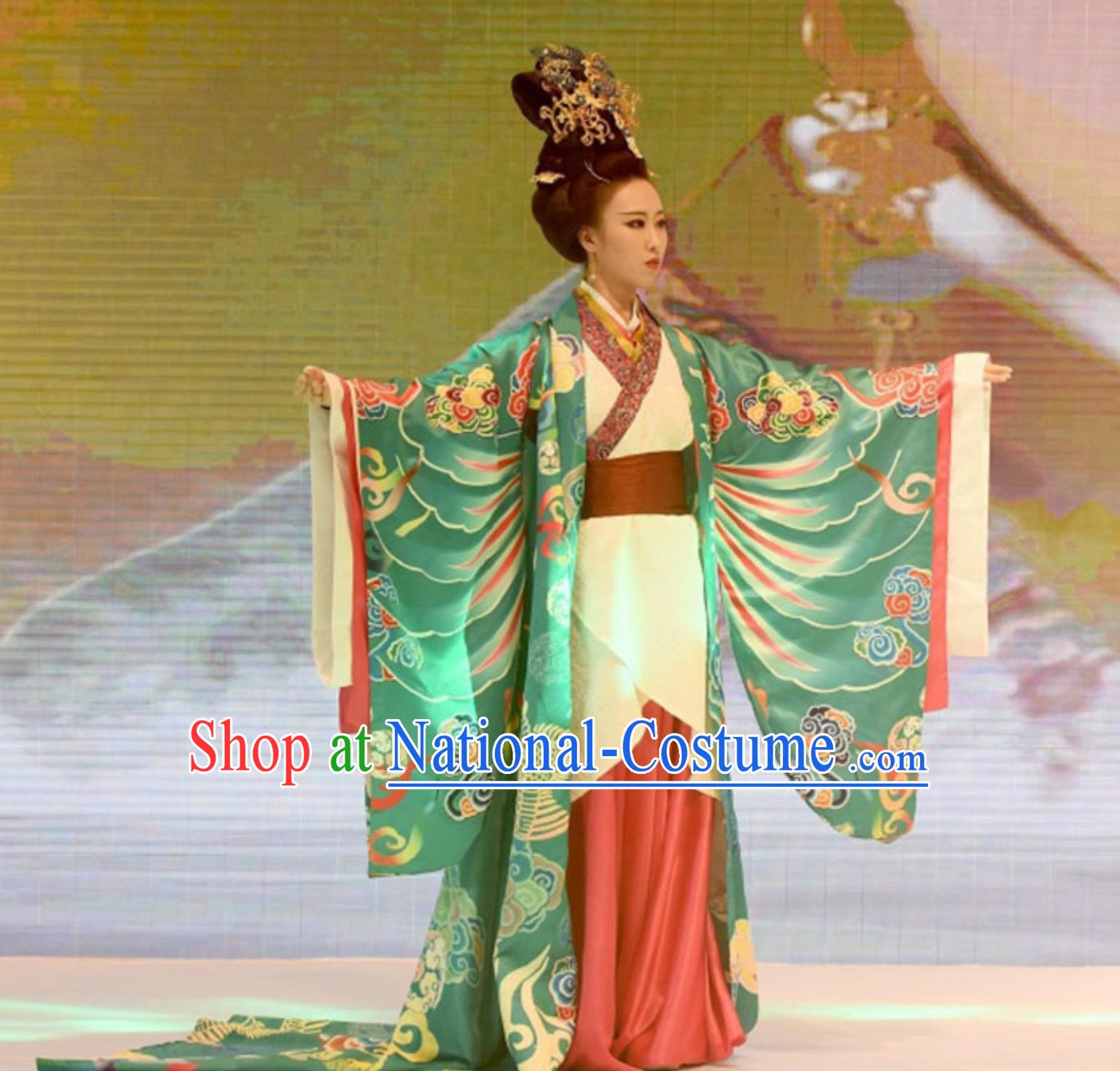 Top Chinese Imperial Green Hanfu Dresses Hanfu Garment for Women