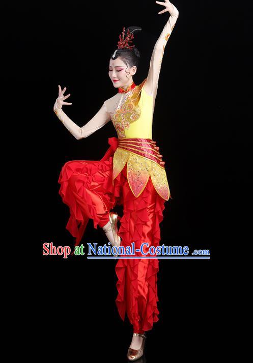 China Traditional New Year Yangko Dance Clothing Folk Dance Drum Dance Outfits