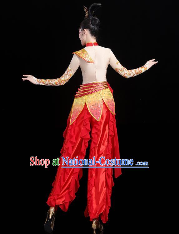 China Traditional New Year Yangko Dance Clothing Folk Dance Drum Dance Outfits