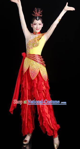 China Traditional New Year Yangko Dance Clothing Folk Dance Drum Dance Outfits