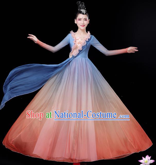 China Spring Festival Gala Opening Dance Dress Chorus Group Stage Performance Clothing