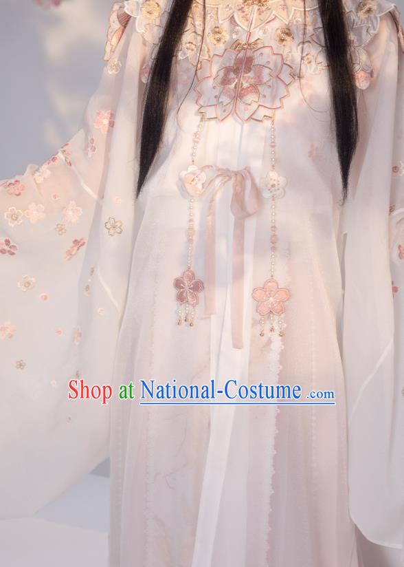 China Ancient Princess Embroidered Hanfu Dress Traditional Ming Dynasty Historical Costumes for Nobility Lady