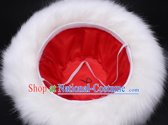 Chinese Traditional Uygur Nationality Folk Dance Hat Xinjiang Ethnic Woman Headwear