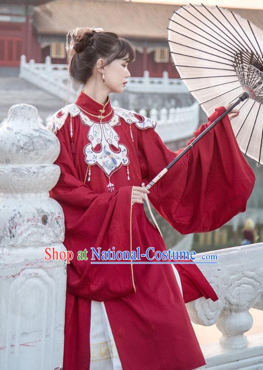 Traditional China Ming Dynasty Court Lady Historical Clothing Ancient Palace Beauty Hanfu Dress