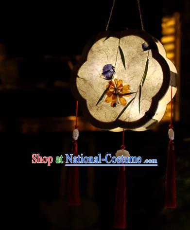 China Traditional Spring Festival Palace Lantern Handmade New Year Decoration Parchment Begonia Hanging Lamp