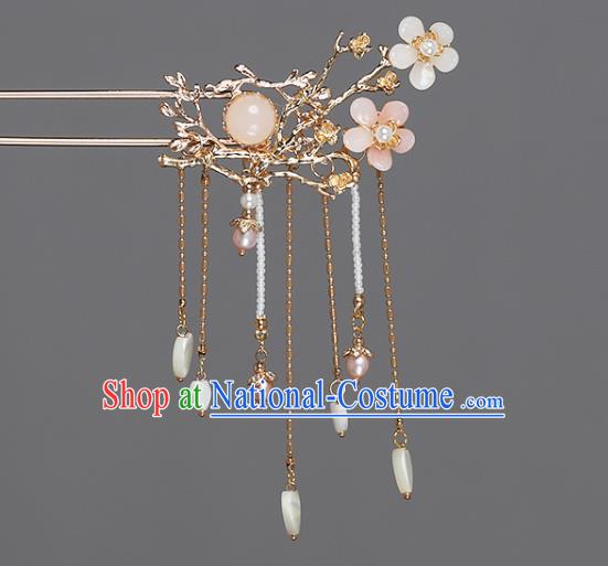 China Ancient Princess Hair Accessories Traditional Ming Dynasty Tassel Hairpin