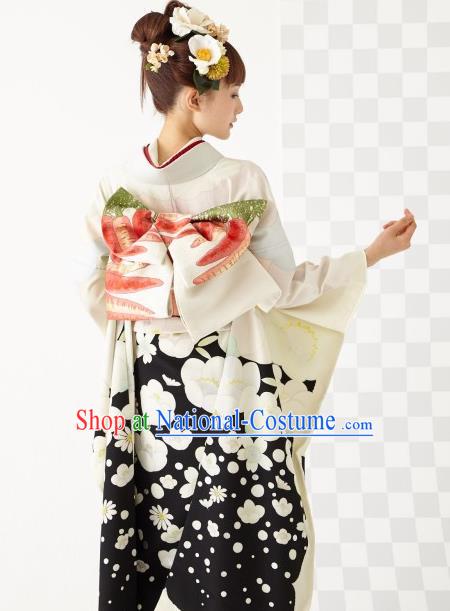 Japanese Traditional Summer Festival Yukata Dress Asian Japan Wedding Bride Furisode Kimono Costume