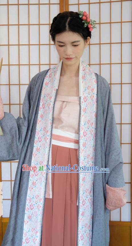 Traditional China Song Dynasty Imperial Concubine Historical Clothing Ancient Nobility Woman Hanfu Dress Costumes