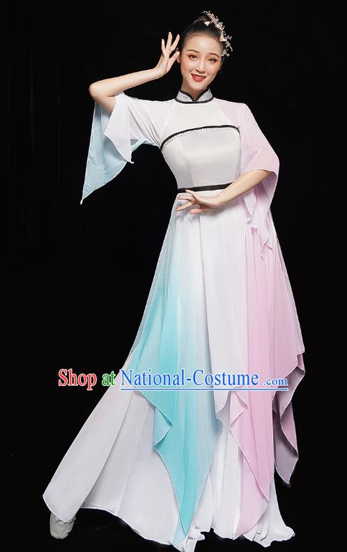 Chinese Traditional Umbrella Dance Costumes Classical Dance Clothing Palace Fan Dance Dress