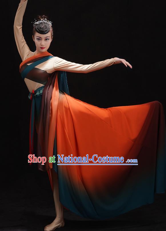 Chinese Classical Dance Clothing Traditional Dunhuang Flying Apsaras Dance Dress Goddess Group Dance Outfits