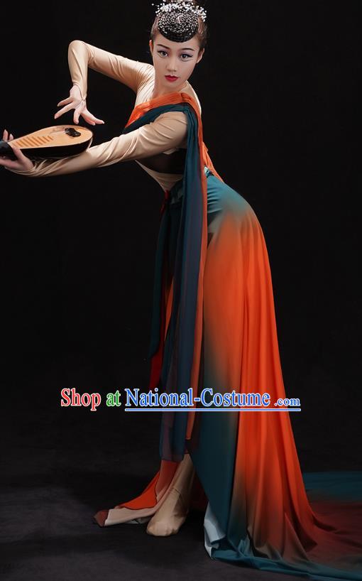 Chinese Classical Dance Clothing Traditional Dunhuang Flying Apsaras Dance Dress Goddess Group Dance Outfits