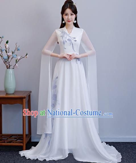 China Classical Dance Full Dress Woman Stage Show Costume Catwalks Performance Clothing