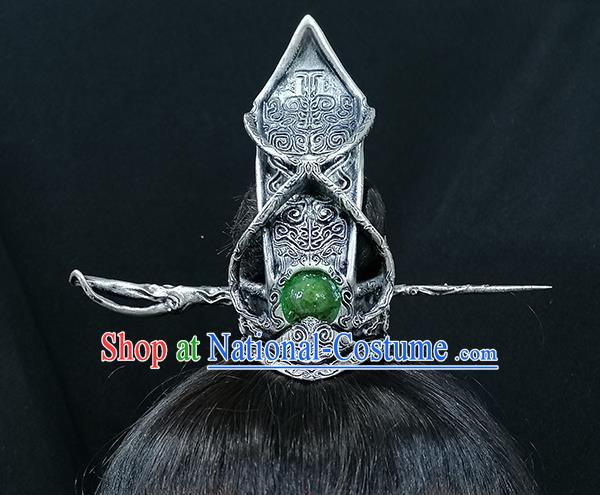 Chinese Handmade Ancient Drama Swordsman Hairdo Crown Traditional Tang Dynasty Prince Hair Accessories