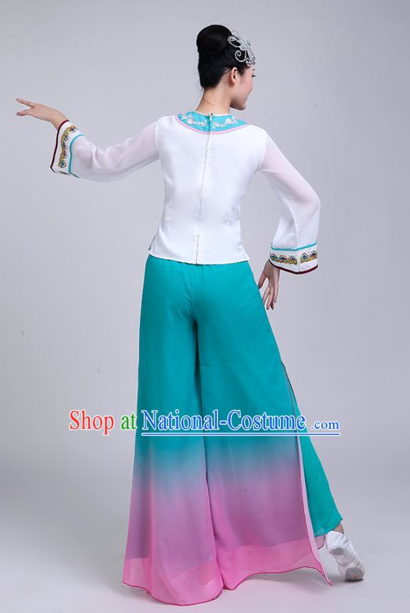 China Yangko Dance Outfits Folk Dance Clothing Fan Dance Group Dance Garment