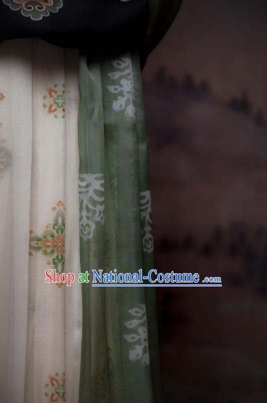 Traditional China Tang Dynasty Court Beauty Historical Clothing Ancient Royal Princess Hanfu Dress Garment