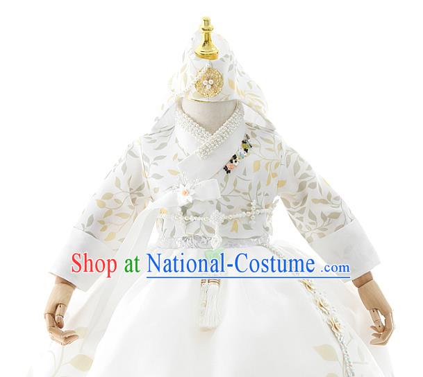 Korean Children Performance Dress Korean Girls Hanbok Clothing Traditional Dance Garment Costumes