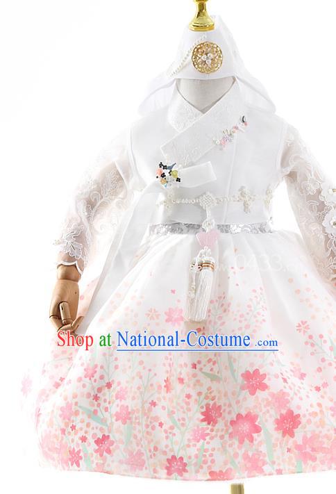 Korean Traditional Dance Garment Costumes Children Performance Dress Korean Girls Hanbok Clothing