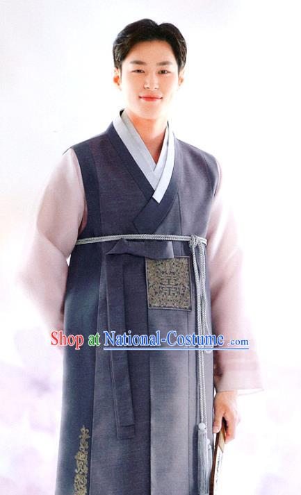 Korean Wedding Male Garment Costumes Traditional Bridegroom Hanbok Clothing