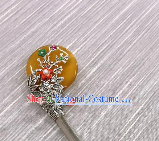 Korea Traditional Wedding Hair Accessories Stage Performance Hair Stick Korean Court Bride Hairpin