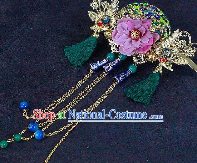 China Traditional Wedding Headwear Classical Bride Hairpins Hair Accessories