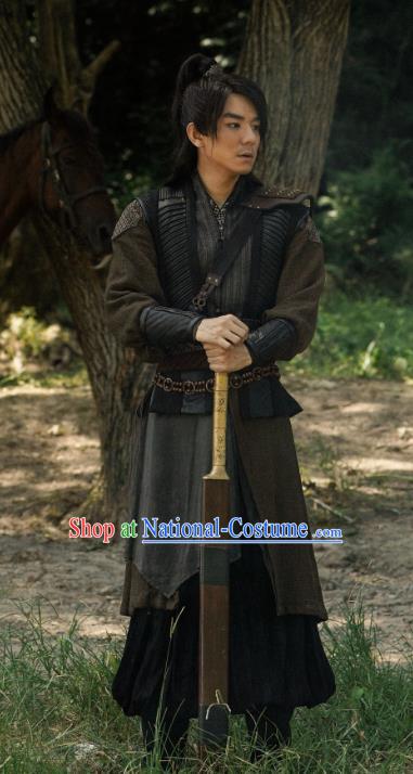 China Ancient Swordsman Costumes Television Drama My Heroic Husband Brigand Chen Fan Clothing