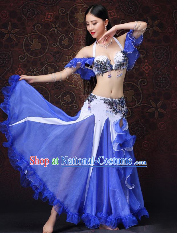 Indian Raks Sharki Oriental Dance Bra and Skirt Uniforms Asian Belly Dance Costumes