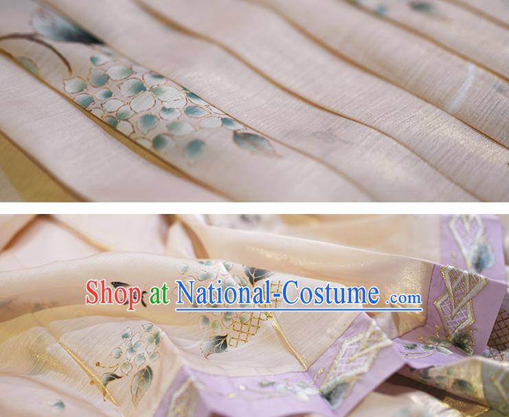 China Traditional Ming Dynasty Young Lady Clothing Ancient Patrician Woman Hanfu Dress Costumes