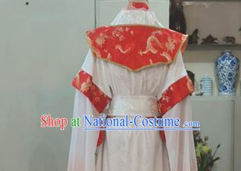 China Ancient Empress Red Hanfu Dress Traditional Cosplay Qin Dynasty Court Queen Clothing