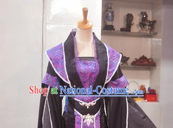 China Traditional Cosplay Jin Dynasty Court Queen Clothing Ancient Empress Hanfu Dress