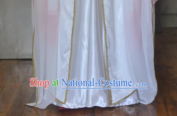 China Ancient Fairy Princess Hanfu Dress Traditional Cosplay Tang Dynasty Court Queen Clothing