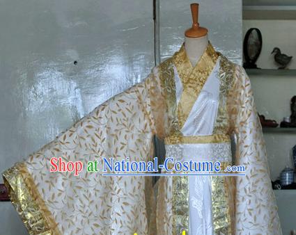 Chinese Drama Cosplay Crown Prince Apparels Han Dynasty Scholar Garment Costumes Ancient Nobility Childe Hanfu Clothing