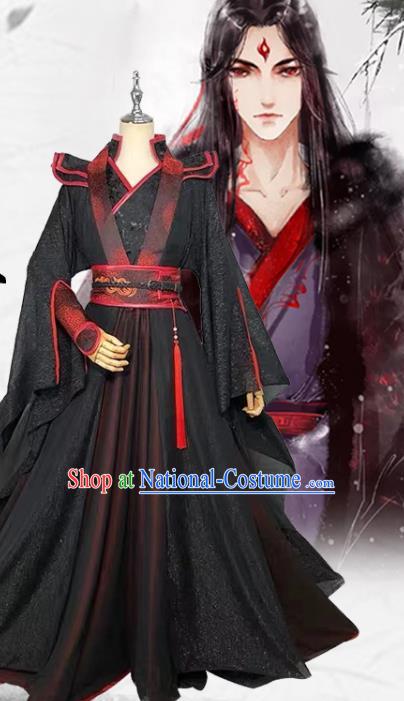 Chinese Qin Dynasty Swordsman  Garment Costumes Ancient Knight Clothing Game Cosplay Young Hero Apparels