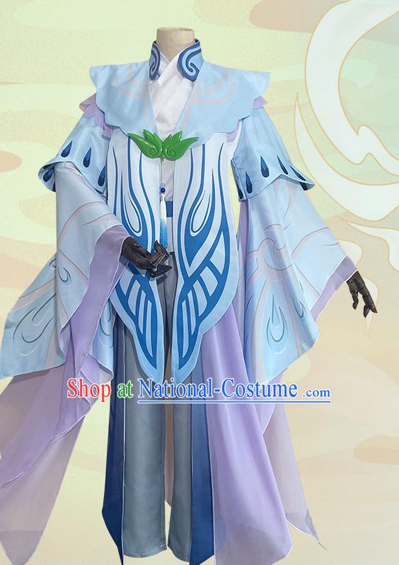 China Cosplay Character Shanguan Waner Clothing Traditional Ancient Court Beauty Dress Garment