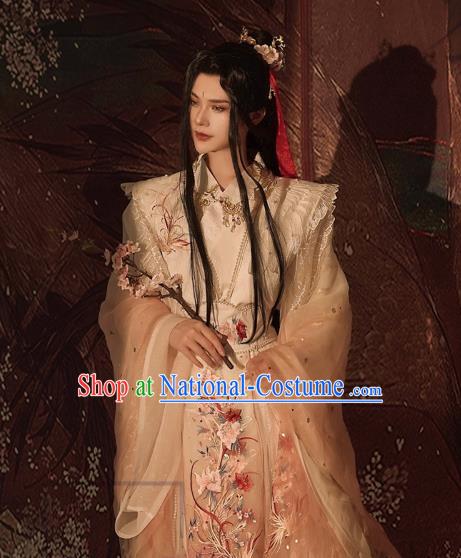 Chinese Ancient Crown Prince Xie Lian Clothing Cosplay Royal Highness Apparels Jin Dynasty Childe Garment Costumes