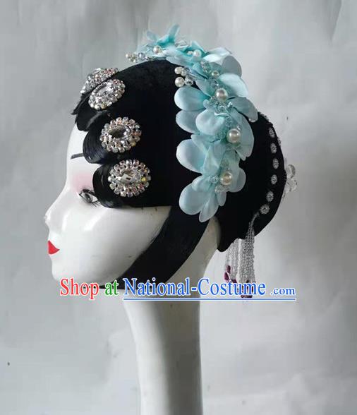 Chinese Beijing Opera Headwear Classical Dance Headdress Traditional Stage Performance Hair Accessories