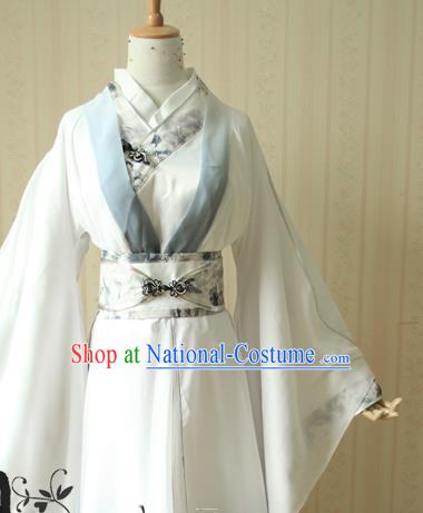 Chinese Cosplay Swordsman Hanfu Clothing Traditional Han Dynasty Childe Apparels Ancient Prince Garment Costumes