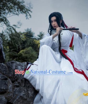 Chinese Ancient Scholar Garment Costumes Cosplay Swordsman Wei Wuxian Hanfu Clothing Traditional Han Dynasty Prince Apparels