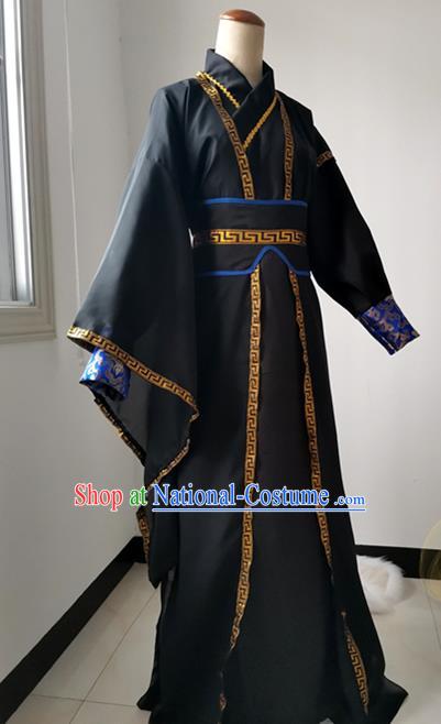 Chinese Ancient Taoist Priest Garment Costumes Cosplay Swordsman Xue Yang Hanfu Clothing Traditional Han Dynasty Chivalrous Knight Apparels