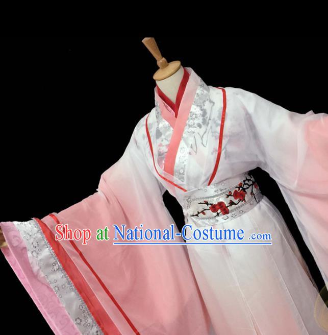 Chinese Traditional Qin Dynasty Childe Apparels Ancient Crown Prince Garment Costumes Cosplay Swordsman Murong Li Hanfu Clothing