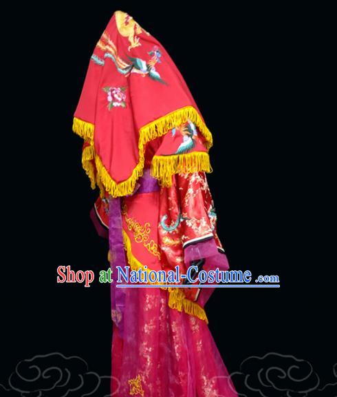 China Ancient Noble Lady Wedding Garments Traditional Tang Dynasty Princess Red Hanfu Dress Cosplay Drama Du Bingyan Clothing