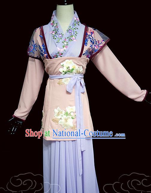 China Ancient Young Mistress Garments Traditional Tang Dynasty Swordswoman Lilac Hanfu Dress Cosplay Drama Li Yuhu Clothing