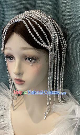 Top Baroque Bride Hair Accessories Stage Show Hair Clasp Cosplay Princess Crystal Headdress