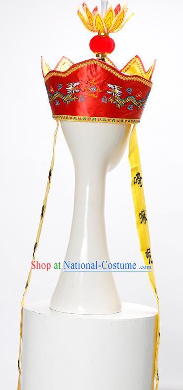 Chinese Cosplay Tang Monk Hat Traditional Ancient Buddhist Headwear