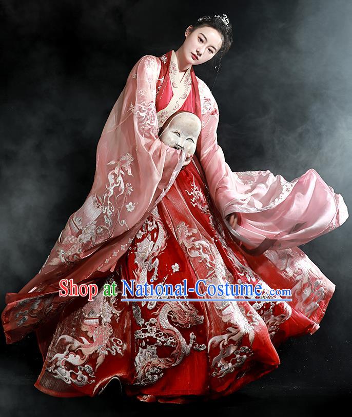 China Traditional Jin Dynasty Noble Childe Hanfu Clothing Ancient Prince Embroidered Historical Garment Costumes for Men