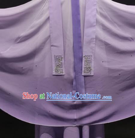 Top Chinese Traditional Umbrella Dance Clothing Classical Dance Purple Dress Woman Solo Dance Garment Costume