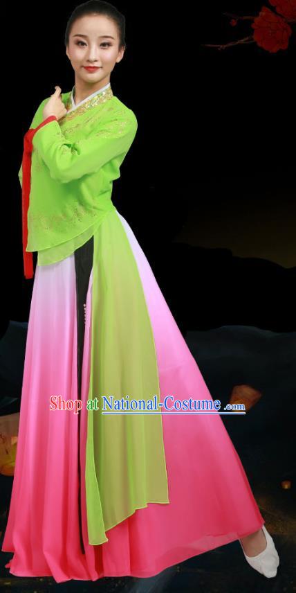 China Korean Ethnic Stage Performance Garments Minority Folk Dance Dress Korea Nationality Dance Clothing