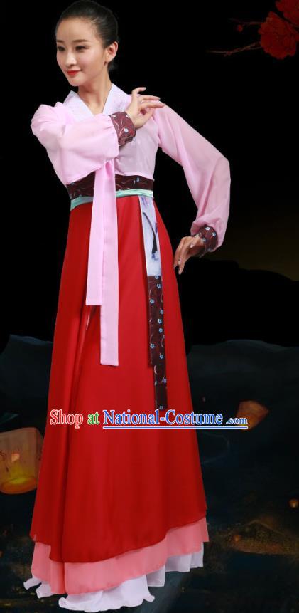 China Korean Nationality Stage Performance Clothing Korea Ethnic Dance Garments Minority Woman Solo Dance Dress